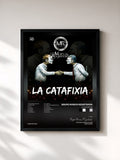 #noir Tableau de l'album La Catafixia de Grupo Marca Registrada, cadre noir, imprimé et encadré en France