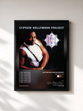 #noir Tableau de l'album Only With You de Captain Hollywood Project, cadre noir, imprimé et encadré en France