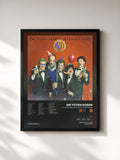 #noir Alles aus Liebe: 40 Jahre Die Toten Hosen de Die Toten Hosen en lámina enmarcada, marco negro, impresa y enmarcada en Francia