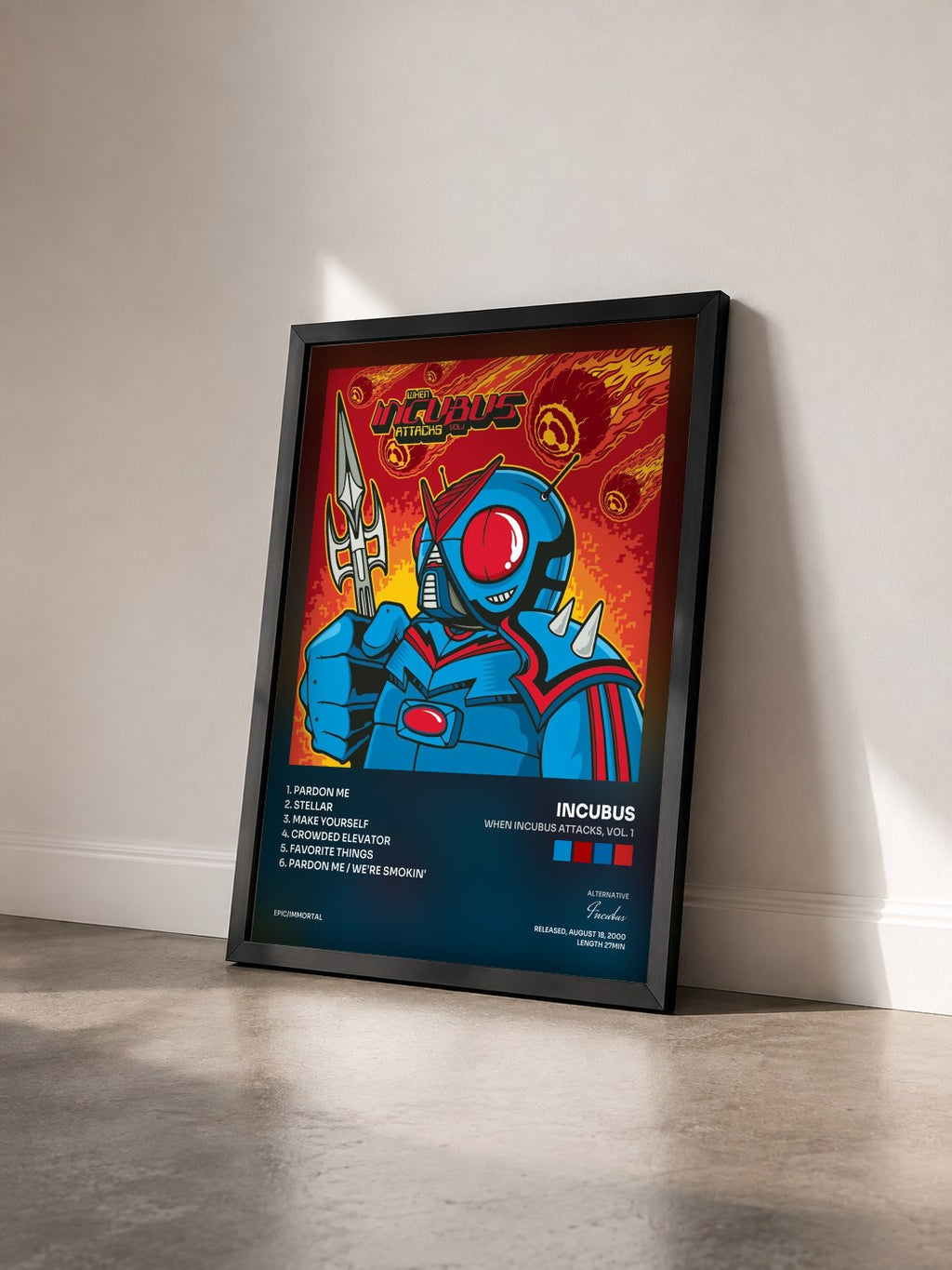 #noir When Incubus Attacks, Vol. 1 von Incubus als gerahmter Kunstdruck von schräg gesehen, schwarzer Rahmen