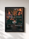 #noir Tableau de l'album Studio Sessions, Vol. 1 de Fernando & Sorocaba, cadre noir, imprimé et encadré en France