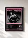 #noir Tableau de l'album Deseo Carnal (Deluxe Edition) de Alaska Y Dinarama, cadre noir, imprimé et encadré en France