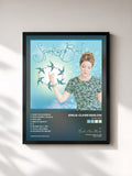 #noir Tableau de l'album Spark Bird de Emilie-Claire Barlow, cadre noir, imprimé et encadré en France