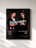 #noir Salinas di Dimitri Vegas & Like Mike in stampa incorniciata, cornice nera, stampata e incorniciata in Francia