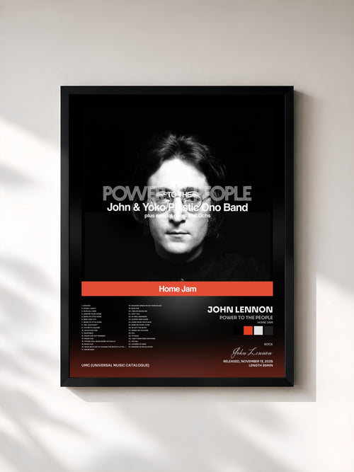 John Lennon · Power To The People (Home Jam) — Framed art print