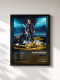 #noir Stade di France 98 - XXème anniversaire de Johnny Hallyday in stampa incorniciata, cornice nera, stampata e incorniciata in Francia