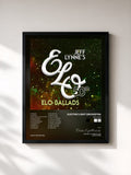 #noir Tableau de l'album Ballads de Electric Light Orchestra, cadre noir, imprimé et encadré en France