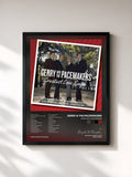 #noir Tableau de l'album Greatest Love Songs de Gerry & The Pacemakers, cadre noir, imprimé et encadré en France