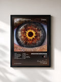 #noir Ember by Breaking Benjamin as a framed art print, black frame, printed and framed in France