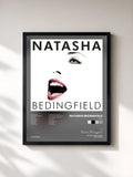 #noir Tableau de l'album N.B. de Natasha Bedingfield, cadre noir, imprimé et encadré en France