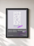 #noir Tableau de l'album Walking On A Line Remixes - EP de Pony Pony Run Run, cadre noir, imprimé et encadré en France