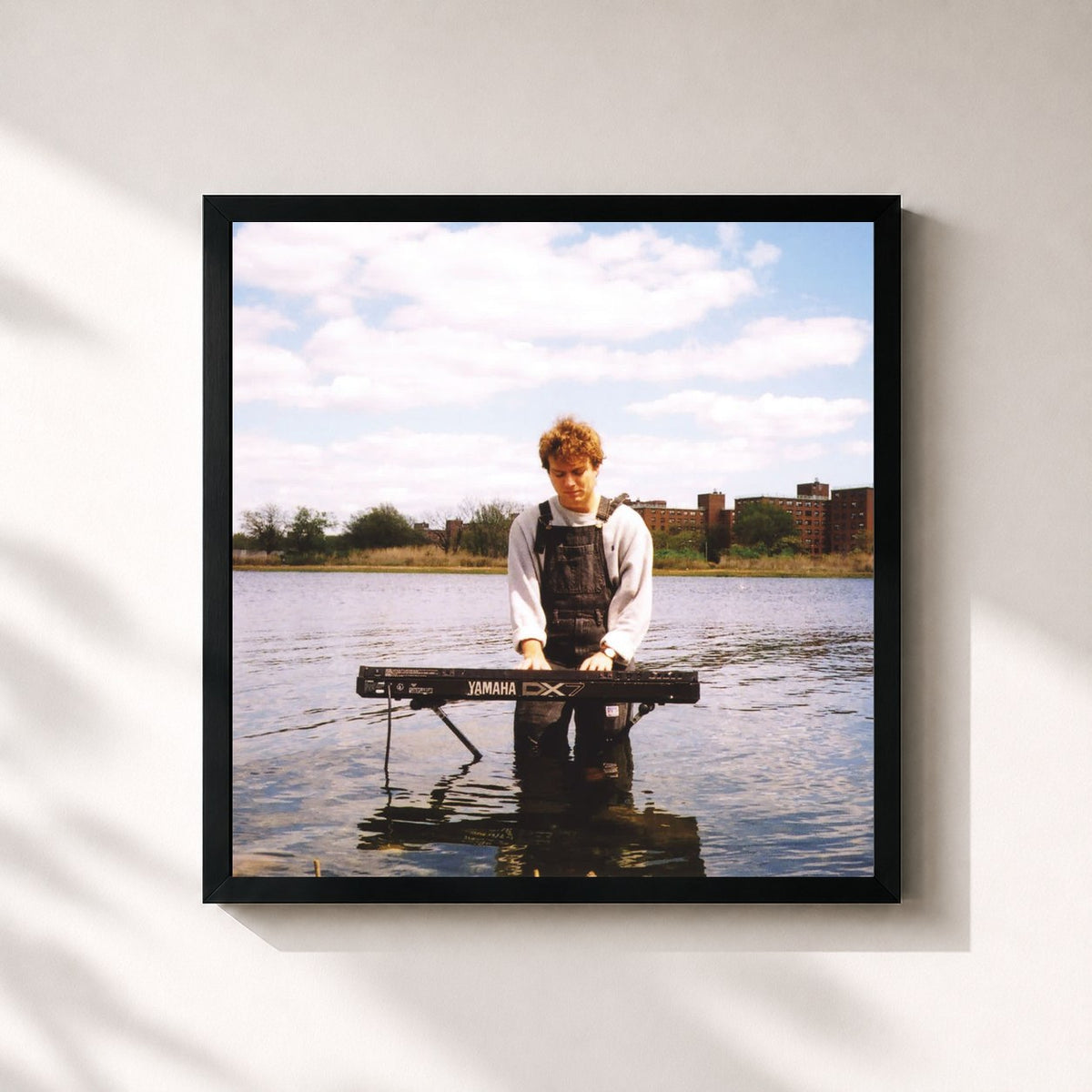 #noir Tableau carré de l'album Another (Demo) One de Mac Demarco, cadre noir 32x32 cm