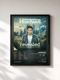 #noir Hardwell presents Revealed Volume 8 by Hardwell as a framed art print, black frame, printed and framed in France