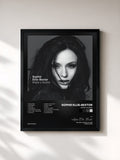 #noir Tableau de l'album Make a Scene de Sophie Ellis-Bextor, cadre noir, imprimé et encadré en France