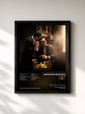 #noir Tableau de l'album Corleone de Grupo Marca Registrada, cadre noir, imprimé et encadré en France