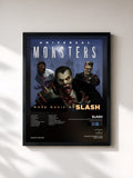 #noir Universal Monsters Maze: Halloween Horror Nights 2018 (Original Soundtrack) [Deluxe Edition] by Slash as a framed art print, black frame, printed and framed in France
