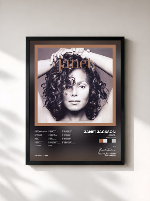 Janet Jackson · janet. (Deluxe Edition) — Affiche encadrée
