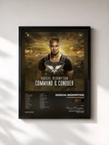 #noir Tableau de l'album Command & Conquer de Radical Redemption, cadre noir, imprimé et encadré en France