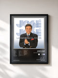 #noir Tableau de l'album Las Favoritas del Príncipe de José José, cadre noir, imprimé et encadré en France