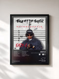 #noir Tableau de l'album Str8 off Tha Streetz of Muthaphukkin Compton de Eazy-E, cadre noir, imprimé et encadré en France