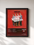 #noir Tableau de l'album The Return of the Fabulous Hofner Bluenotes de Chris Rea, cadre noir, imprimé et encadré en France