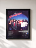 #noir Tableau de l'album One Step Closer de The Doobie Brothers, cadre noir, imprimé et encadré en France