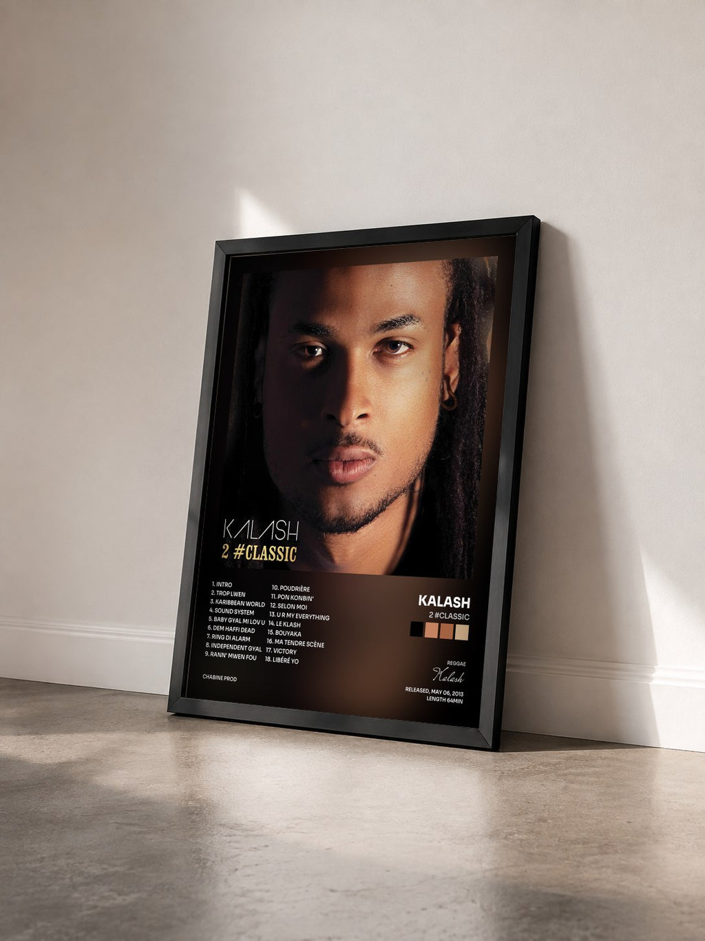 #noir 2 #Classic by Kalash as a framed art print seen at an angle, black frame