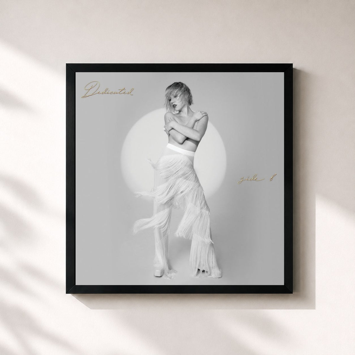 #noir Dedicated Side B di Carly Rae Jepsen in stampa quadrata incorniciata, cornice nera 32x32 cm