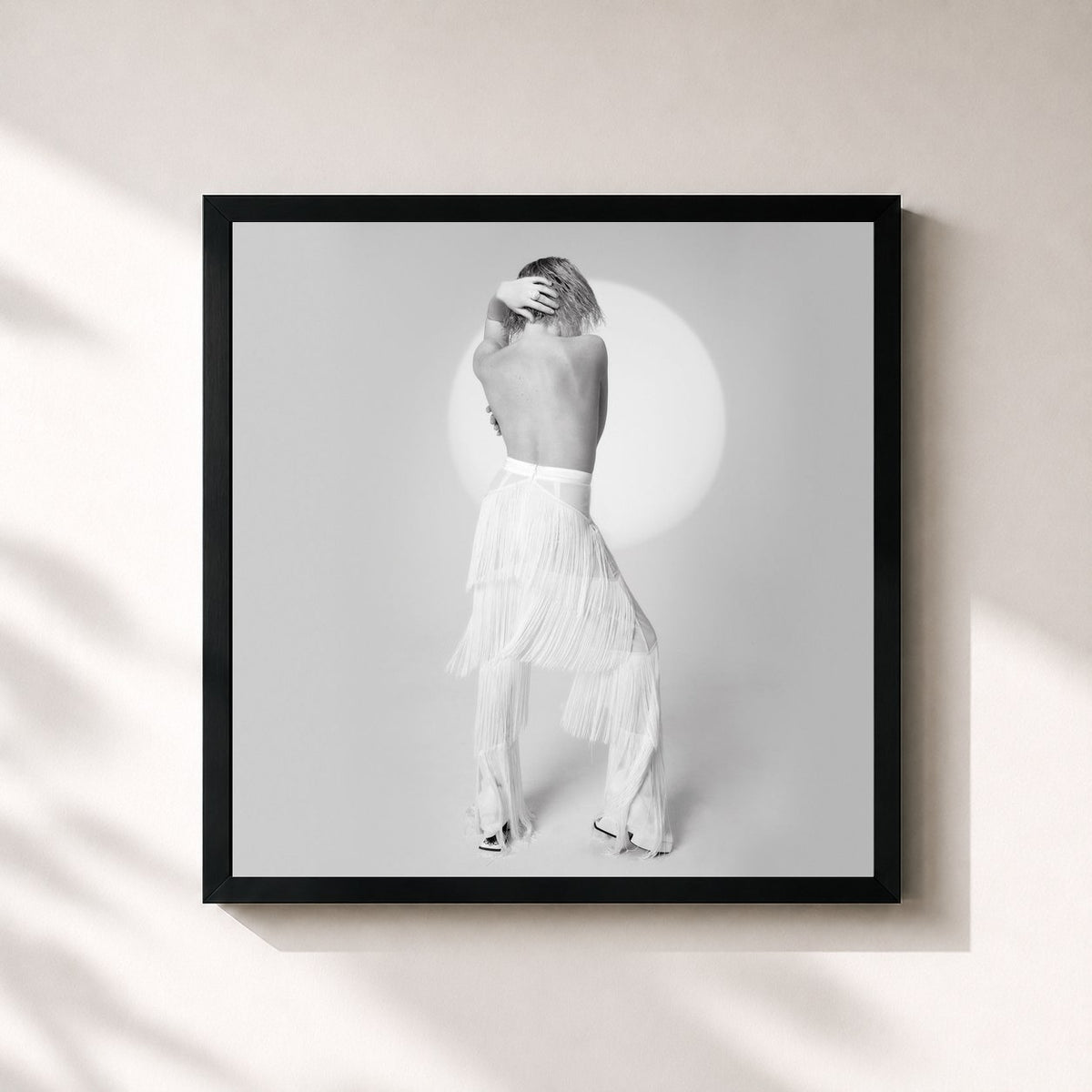#noir Dedicated di Carly Rae Jepsen in stampa quadrata incorniciata, cornice nera 32x32 cm