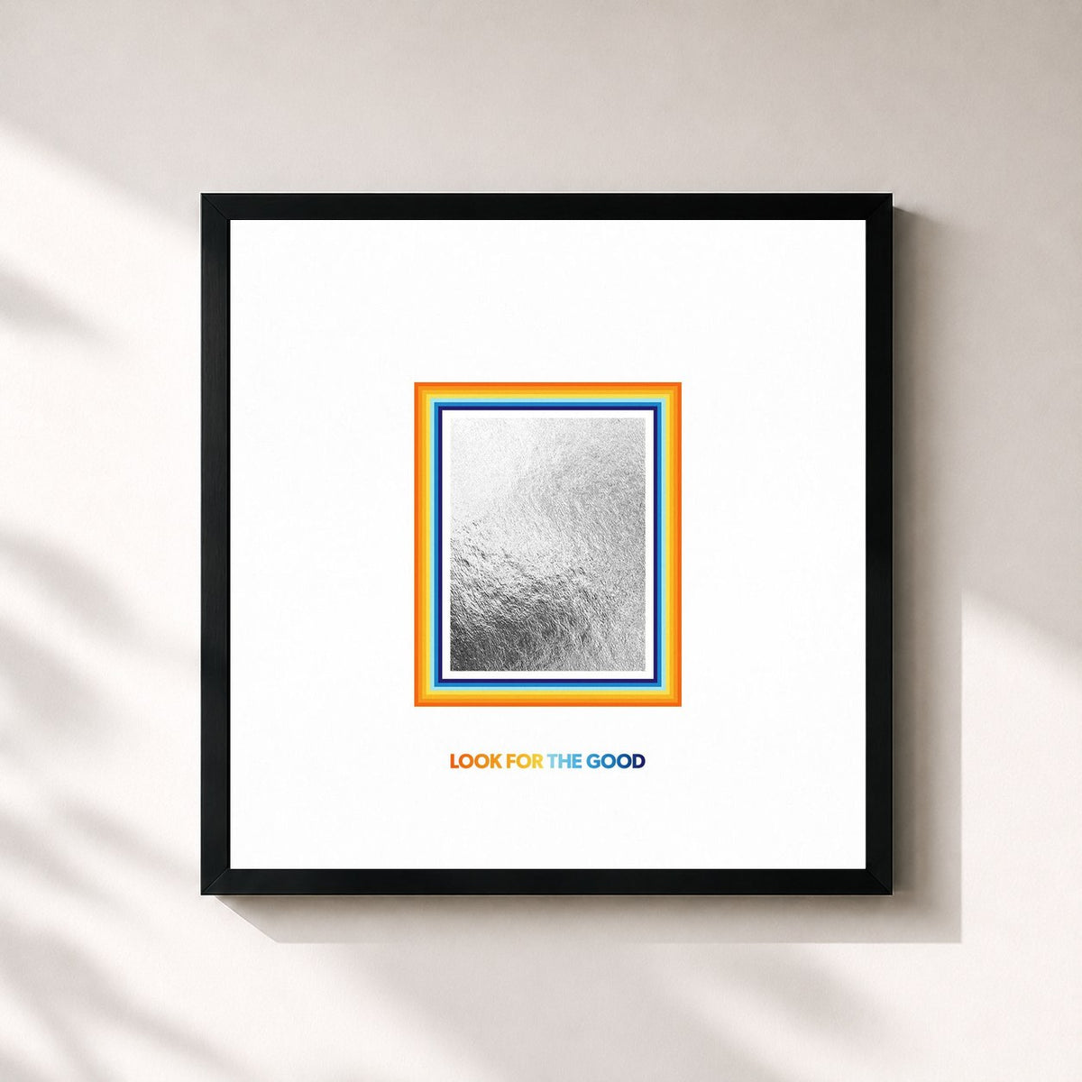 #noir Look For The Good (Deluxe Edition) von Jason Mraz als quadratischer Kunstdruck, schwarzer Rahmen 32x32 cm