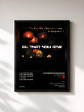 #noir Tableau de l'album All That You Give de The Cinematic Orchestra, cadre noir, imprimé et encadré en France