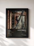 #noir Singular Act II by Sabrina Carpenter as a framed art print, black frame, printed and framed in France