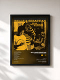 #noir Tableau de l'album Dear Catastrophe Waitress de Belle and Sebastian, cadre noir, imprimé et encadré en France