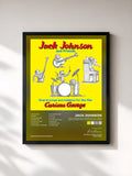 #noir Jack Johnson And Friends: Sing-A-Longs And Lullabies For The Film Curious George by Jack Johnson as a framed art print, black frame, printed and framed in France