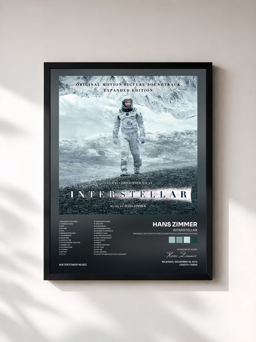 Hans Zimmer · Interstellar (Original Motion Picture Soundtrack) (Expanded Edition) — Affiche encadrée