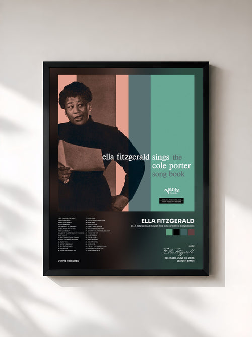 Ella Fitzgerald · Ella Fitzgerald Sings The Cole Porter Song Book — Stampa incorniciata