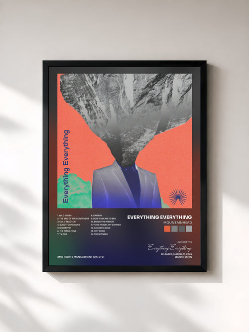 Everything Everything · Mountainhead — Affiche encadrée