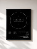 #noir Tableau de l'album Spheres (Original Score) de Kyle Dixon & Michael Stein, cadre noir, imprimé et encadré en France
