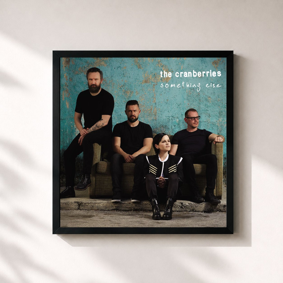 #noir Something Else by The Cranberries as a square framed art print, black 32x32 cm frame