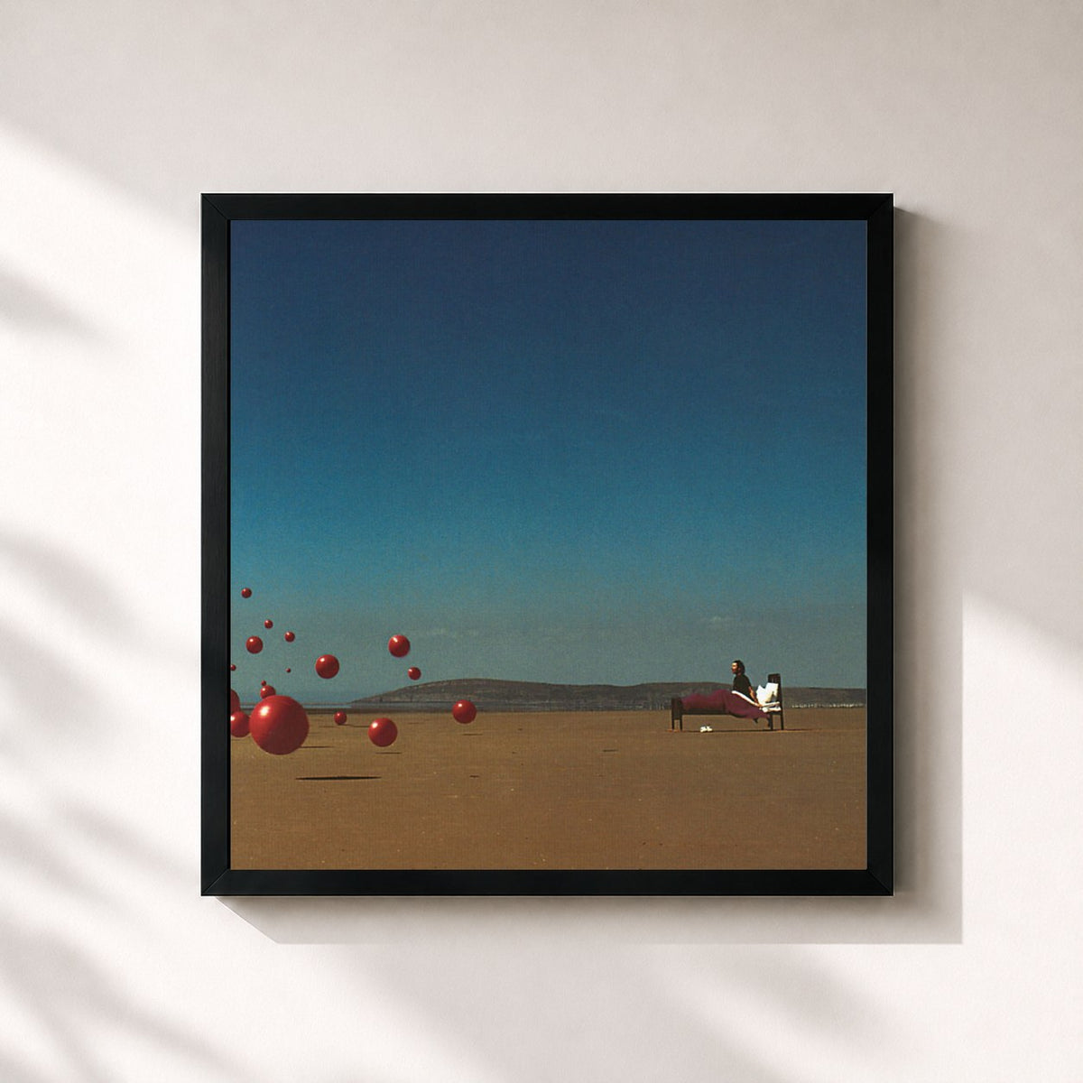 #noir Wake Up And Smell The Coffee by The Cranberries as a square framed art print, black 32x32 cm frame
