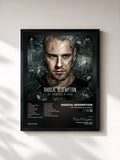 #noir Tableau de l'album The Chronicles Of Chaos de Radical Redemption, cadre noir, imprimé et encadré en France