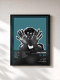 #noir I can feel you creep into my private life di Tune-Yards in stampa incorniciata, cornice nera, stampata e incorniciata in Francia