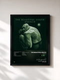 #noir Tableau de l'album Quench de The Beautiful South, cadre noir, imprimé et encadré en France