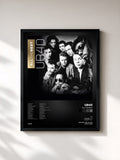 #noir Tableau de l'album All The Best de UB40, cadre noir, imprimé et encadré en France
