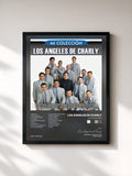 #noir Tableau de l'album Mi Colección de Los Angeles de Charly, cadre noir, imprimé et encadré en France