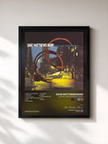 #noir Tableau de l'album Before These Crowded Streets de Dave Matthews Band, cadre noir, imprimé et encadré en France