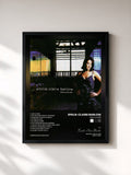 #noir Tableau de l'album Like a Lover de Emilie-Claire Barlow, cadre noir, imprimé et encadré en France