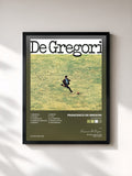 #noir Tableau de l'album De Gregori de Francesco De Gregori, cadre noir, imprimé et encadré en France