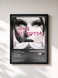 #noir Tableau de l'album Get Over You de Sophie Ellis-Bextor, cadre noir, imprimé et encadré en France