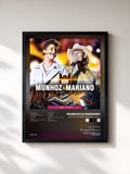 #noir Tableau de l'album Ao Vivo Em Campo Grande - Vol. II de Munhoz & Mariano, cadre noir, imprimé et encadré en France